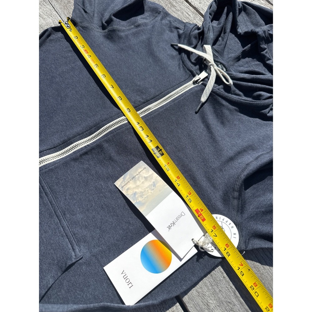 VUORI Halo Performance Hoodie MIDNIGHT HEATHER BLUE SIZE XS NWT - Picture 3 of 5